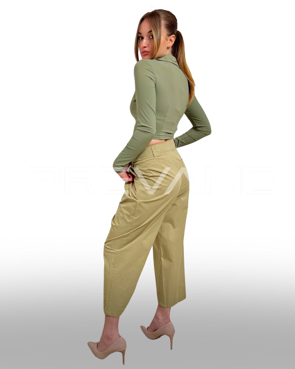 Pantaloni Capri 100% cotone