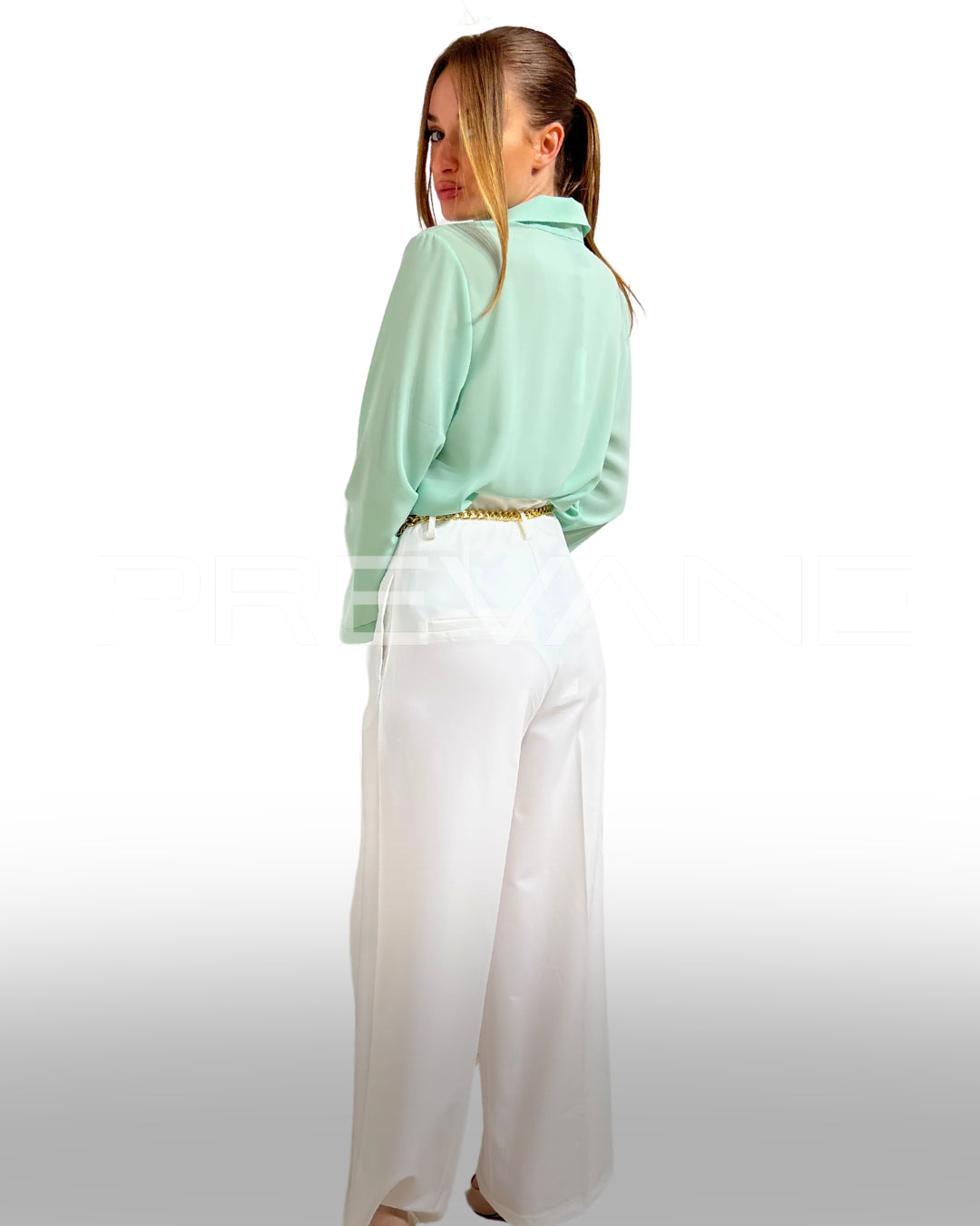 Pantaloni Zampa Bianchi Senza Bustino