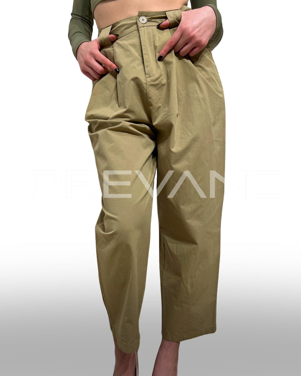 Pantaloni Capri 100% cotone