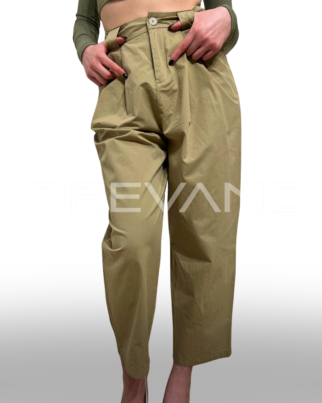 Pantaloni Capri 100% cotone