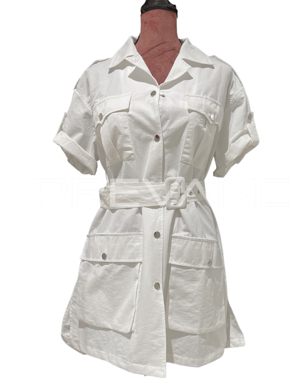 Abito mini in cotone