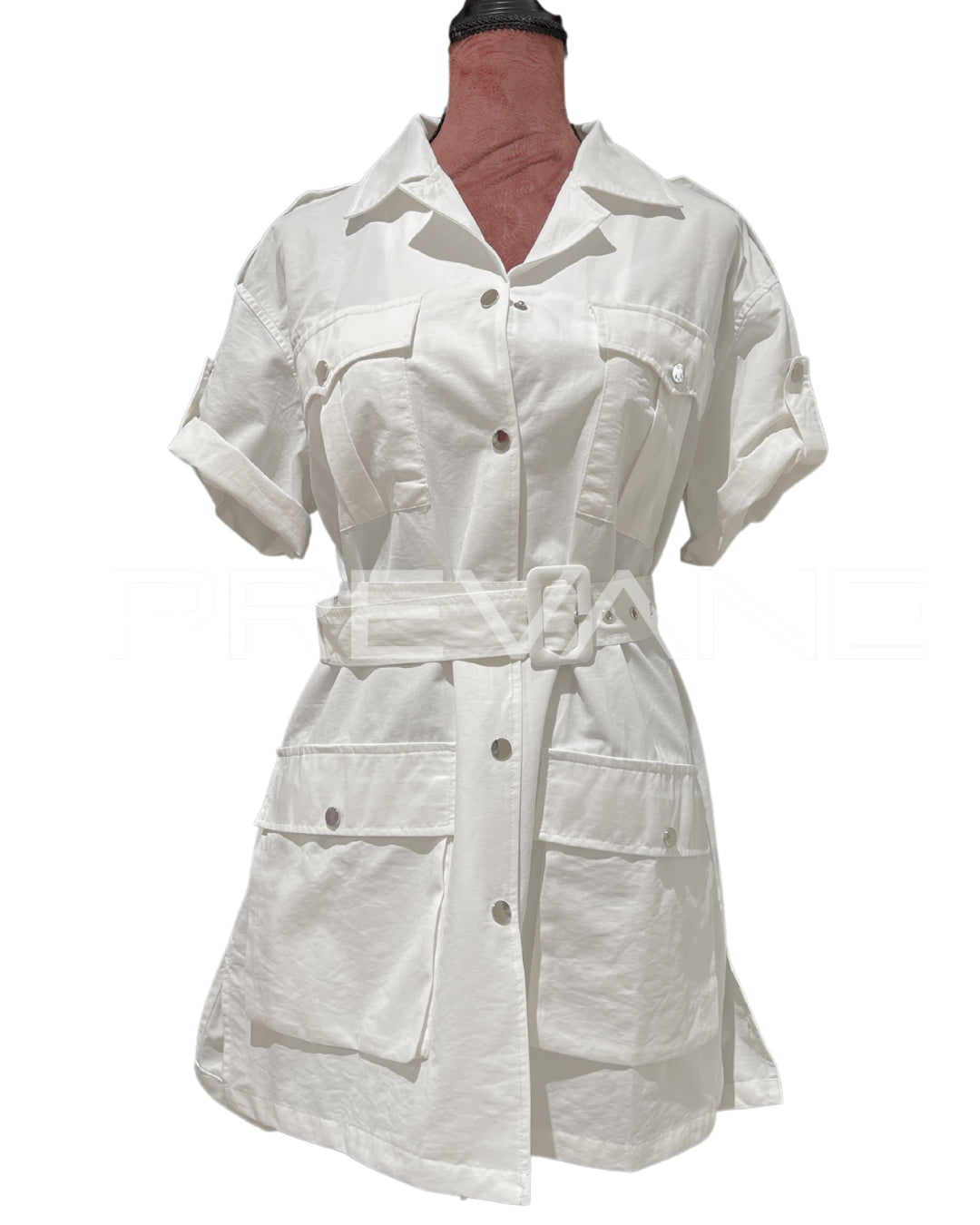 Abito mini in cotone