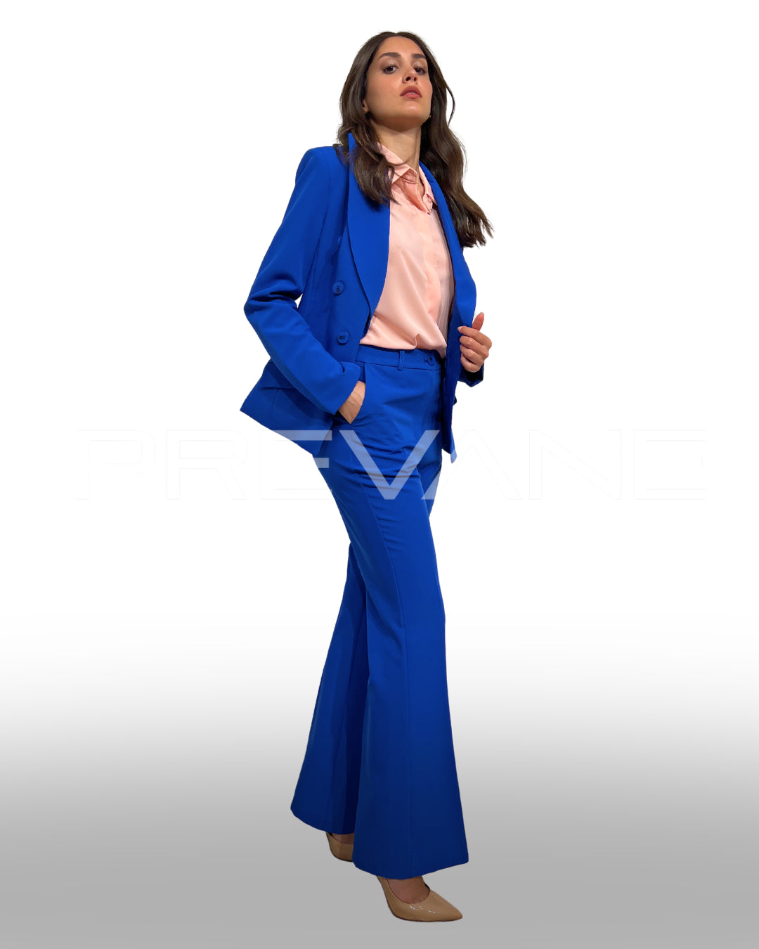 Tailleur Blu elettrico