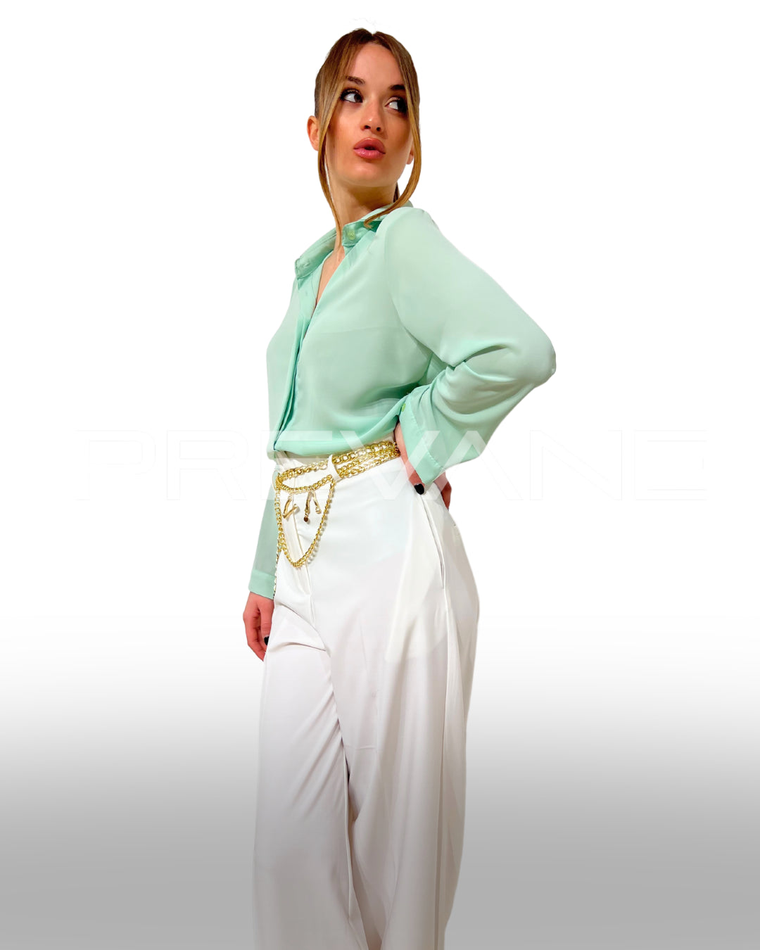 Pantaloni Zampa Bianchi Senza Bustino