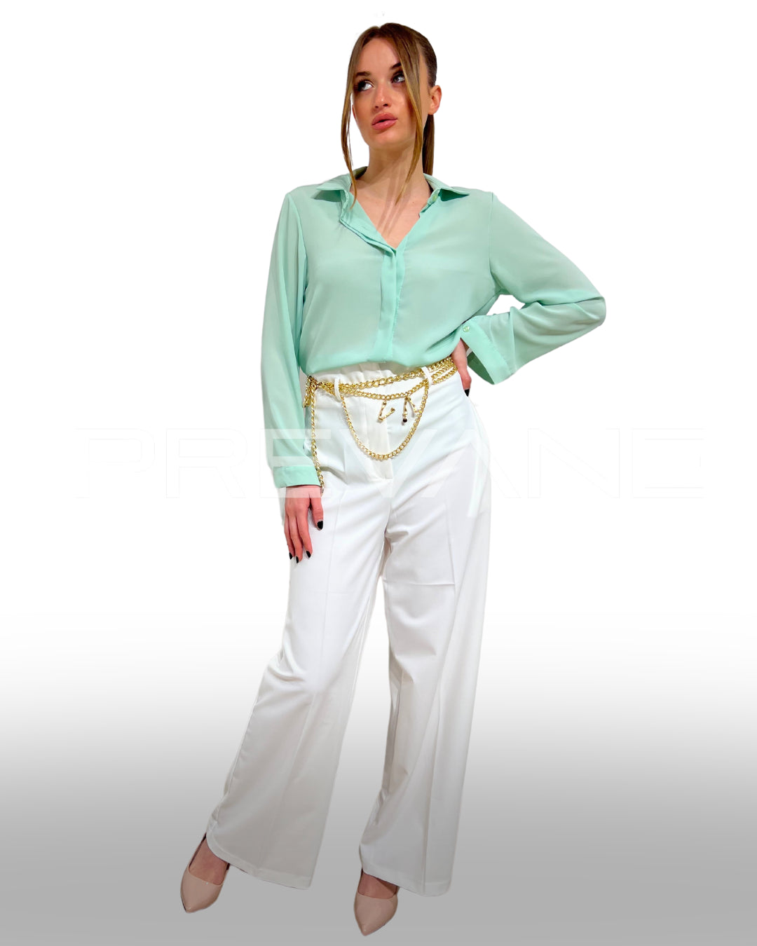 Pantaloni Zampa Bianchi Senza Bustino