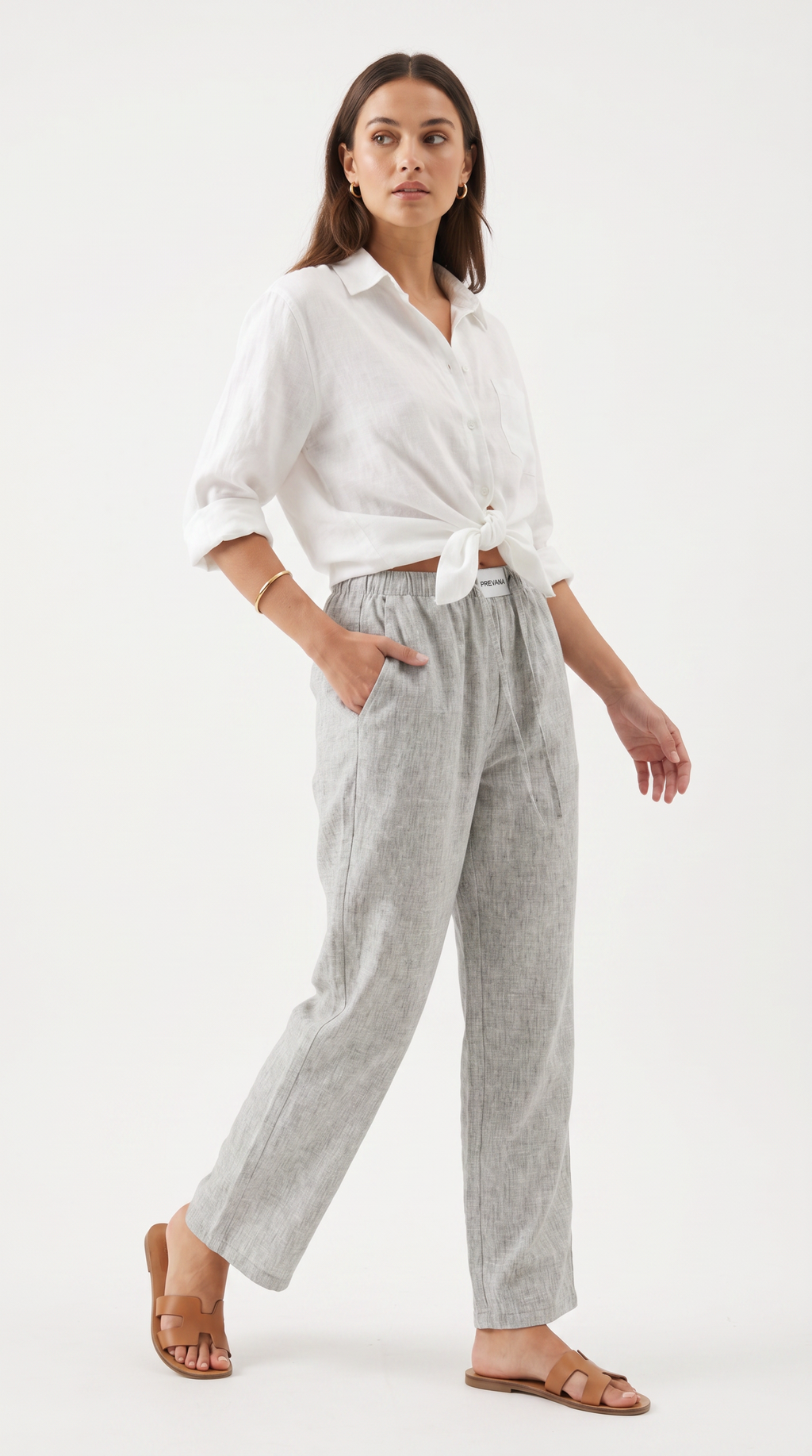 Pantalone in Lino con Lacci