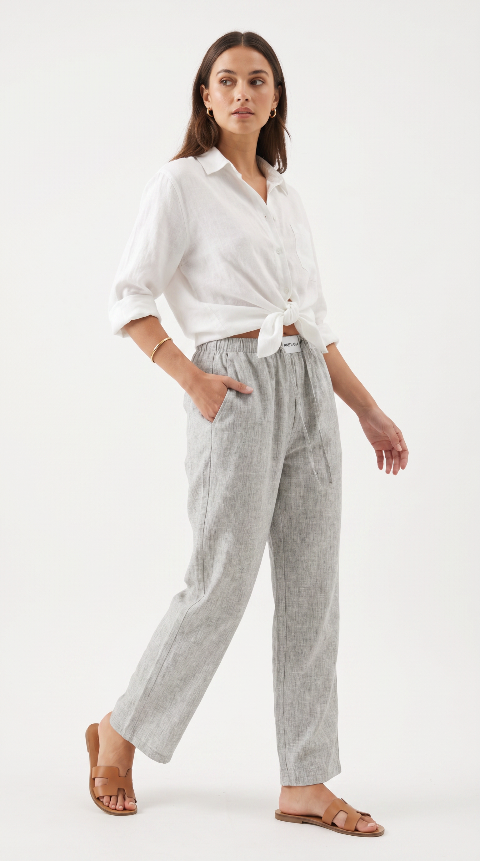Pantalone in Lino con Lacci