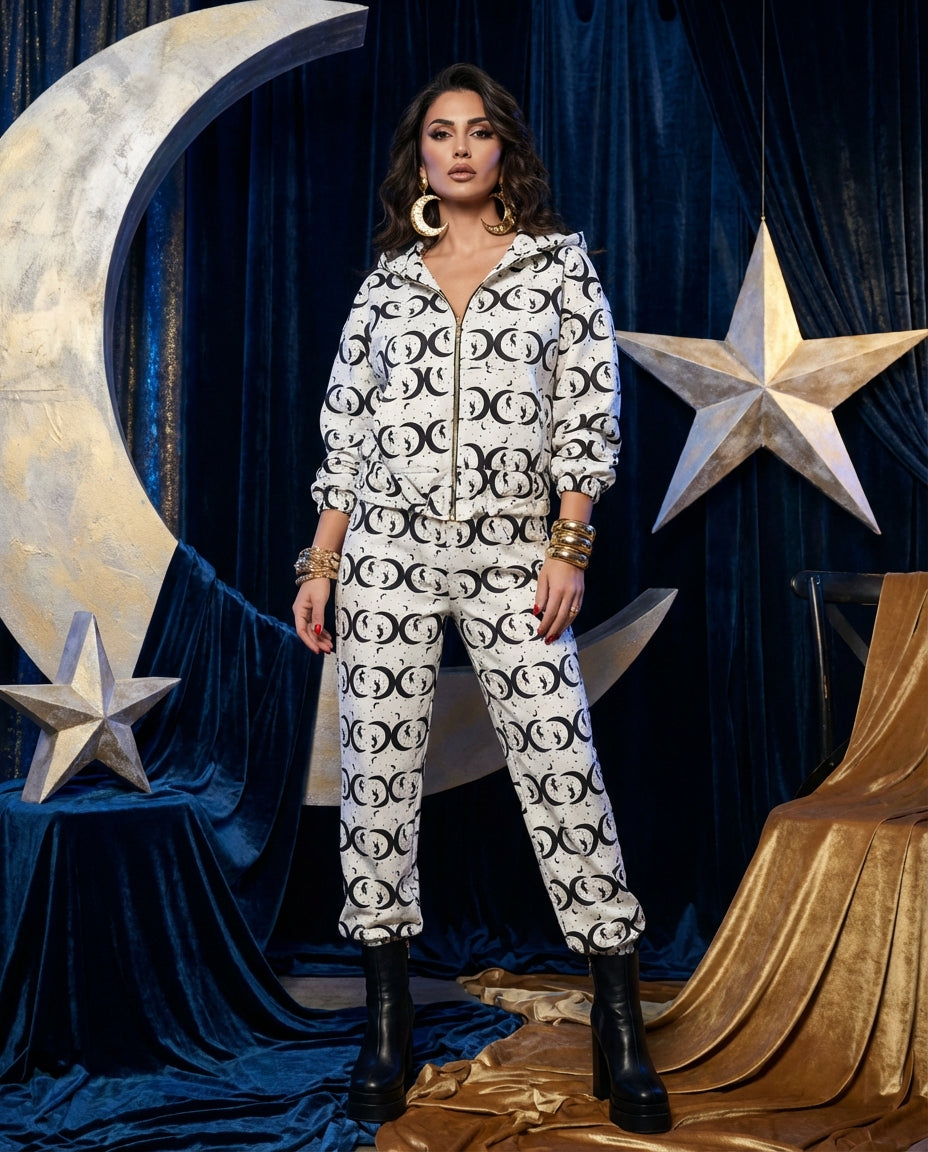 Tuta "Meta Lunare" Prevane – Pezzo Unico in Panno Caldo