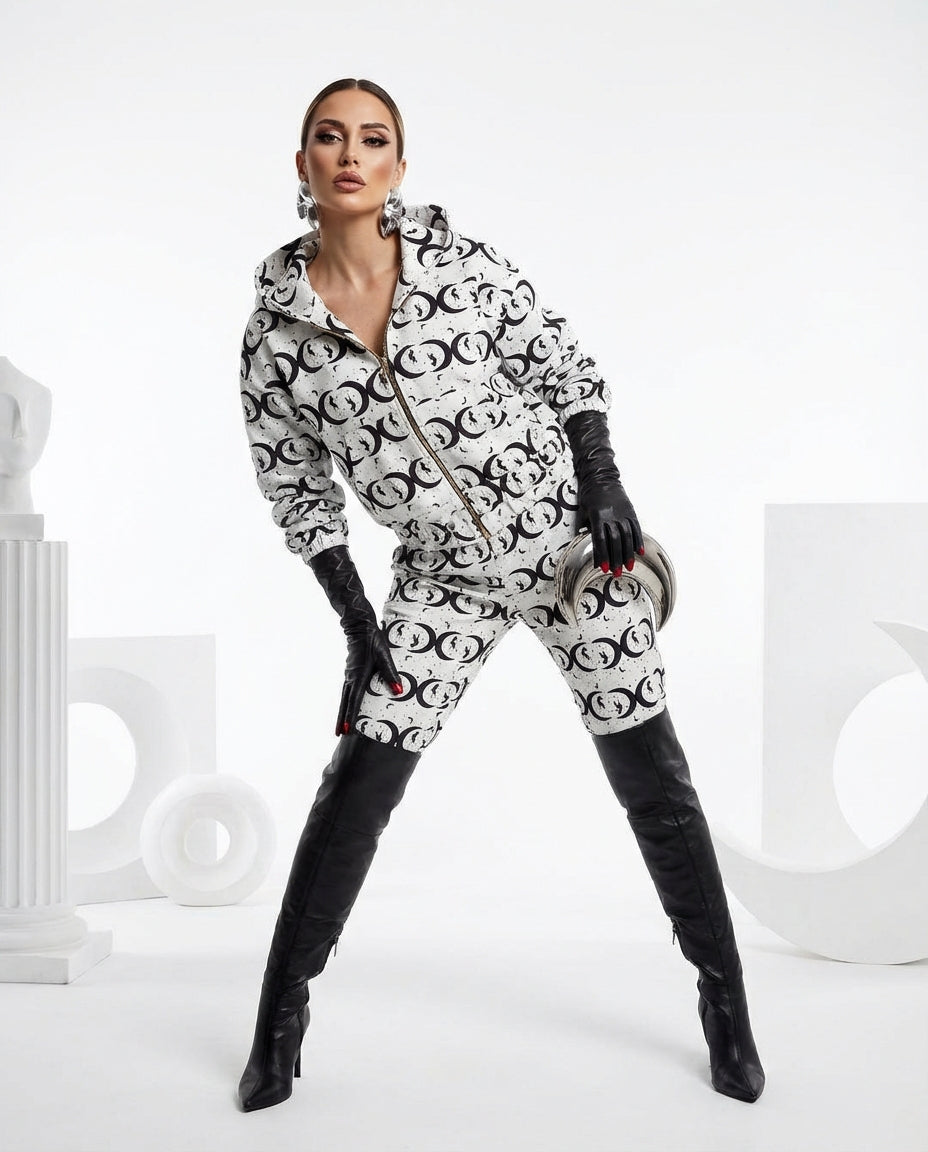 Tuta "Meta Lunare" Prevane – Pezzo Unico in Panno Caldo