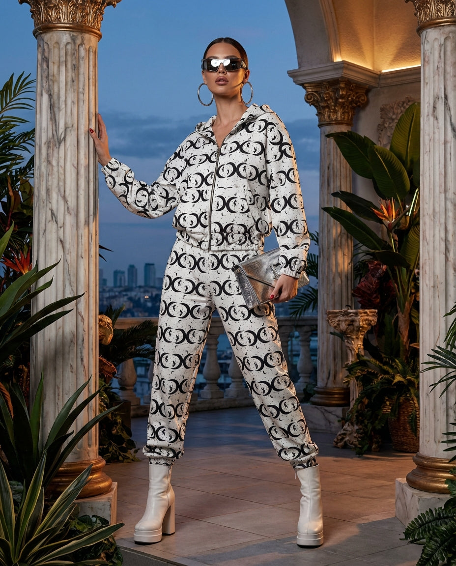 Tuta "Meta Lunare" Prevane – Pezzo Unico in Panno Caldo