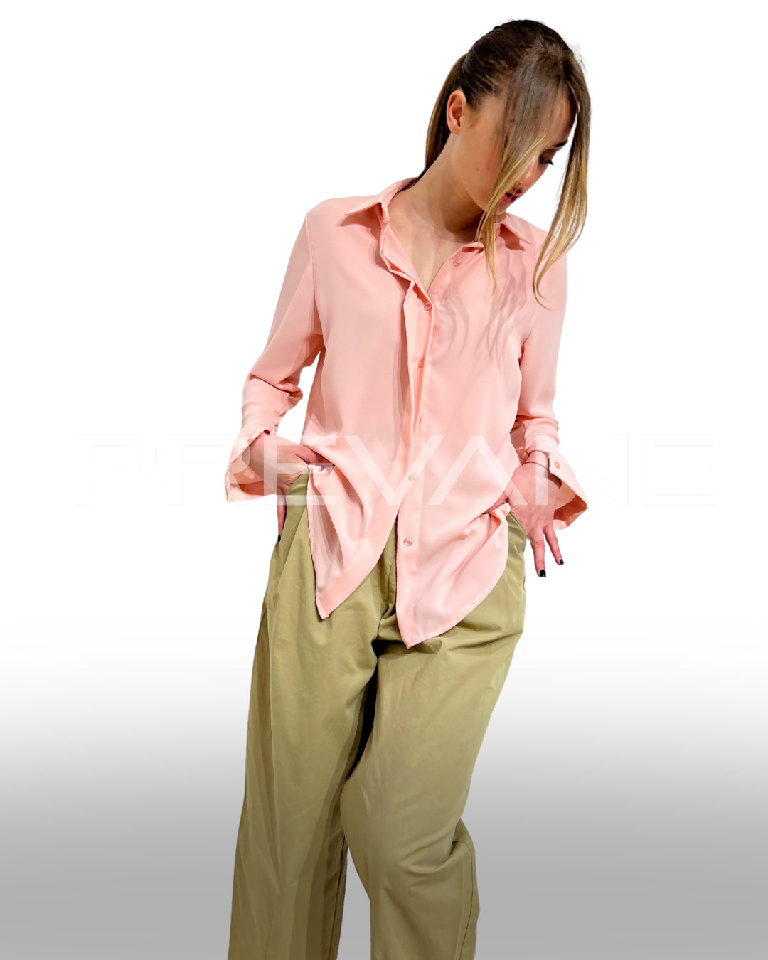 Camicia simple velata